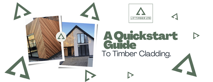 A blog banner with pictures of timber
